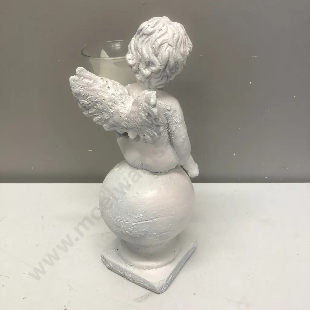 Cherub Candle Holder 37cm Image 1++