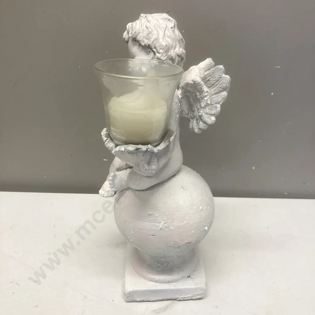 Cherub Candle Holder 37cm Image 1++