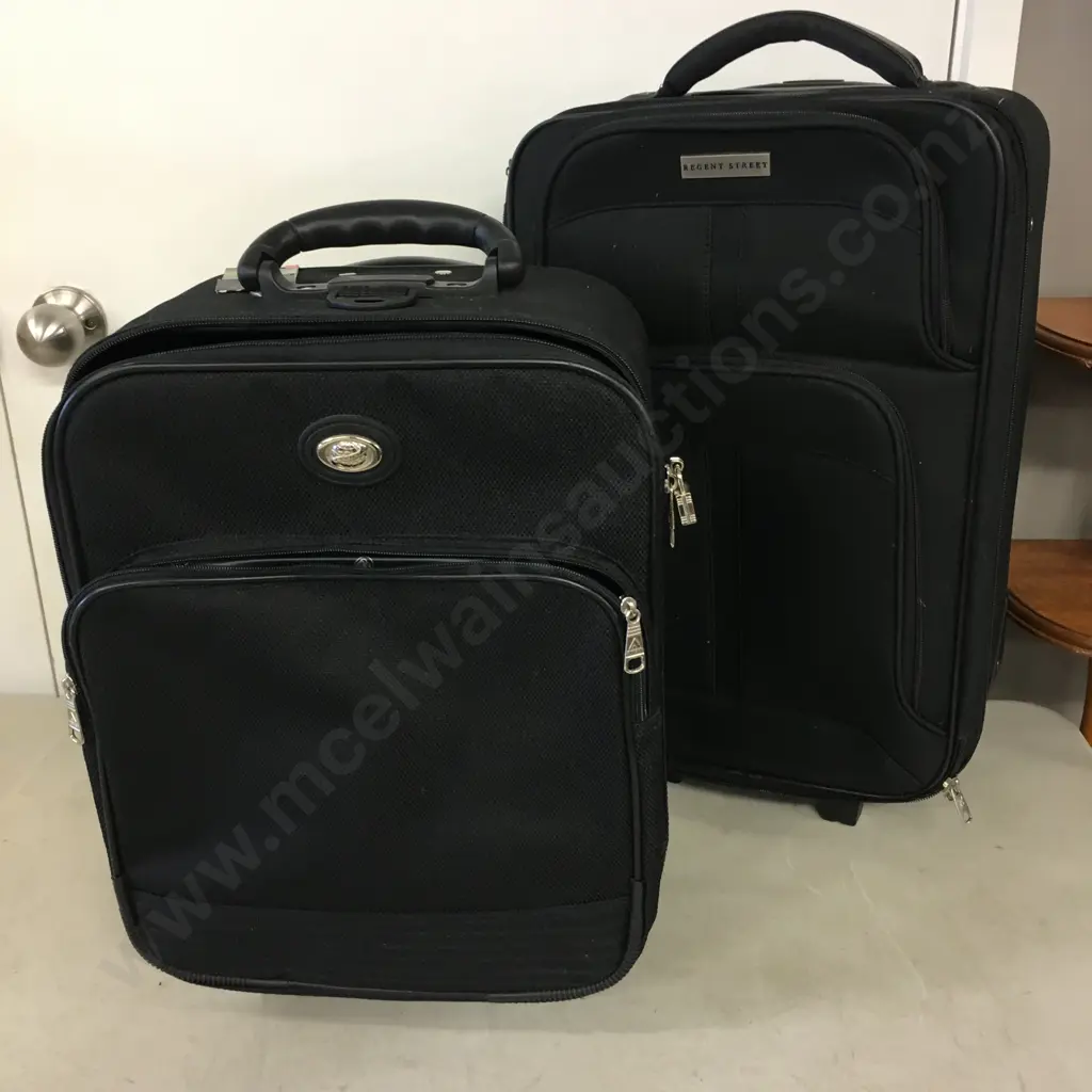 Pair Of Black Travel Bags Including 'Regent' & 'Airport' Image 1++