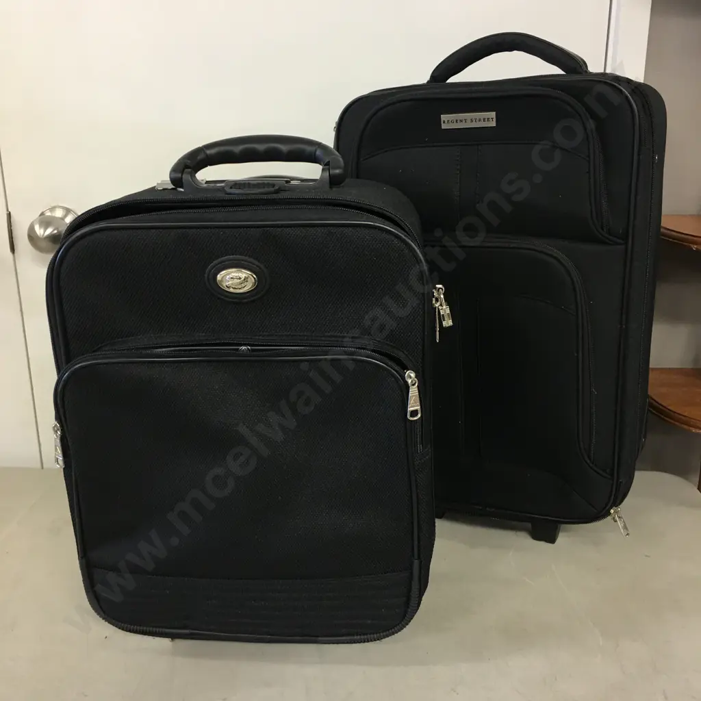 Pair Of Black Travel Bags Including 'Regent' & 'Airport' Image 1++