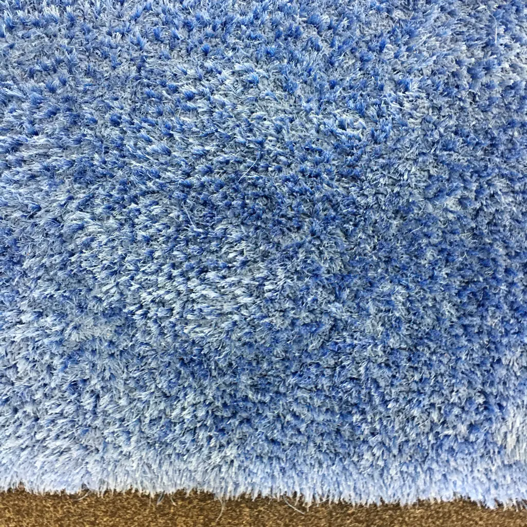 Shaggy Sky Electric Blue Floor Rug, 238 x 165cm Image 1++