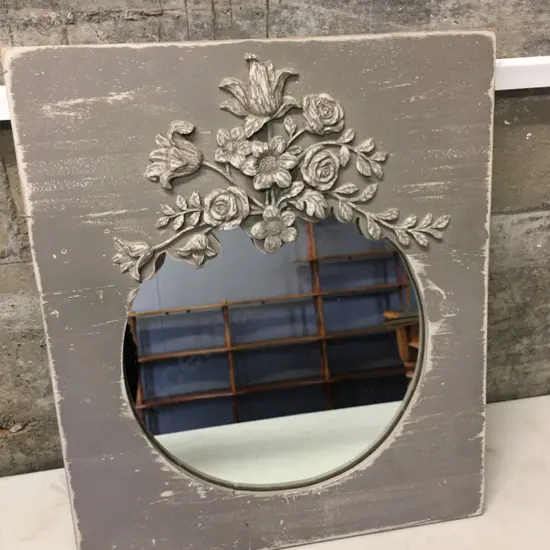 Country Corner Ornate Detailed Mirror, 49 x 47cm