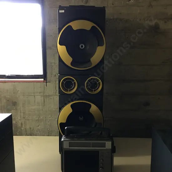 Konka Party Speaker, Model KPS-809GTF, & City AM/FM Radio
