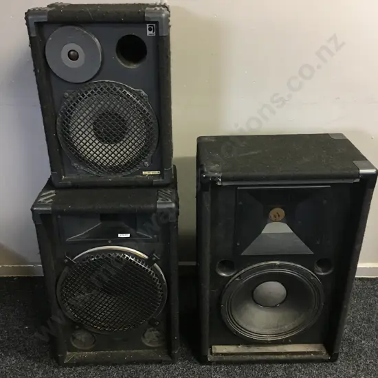 3 Assorted Speakers