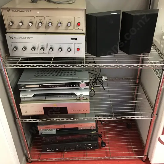 Lot of Electronics, Pair of Wharfedale W-H 1.1 Surround Speakers