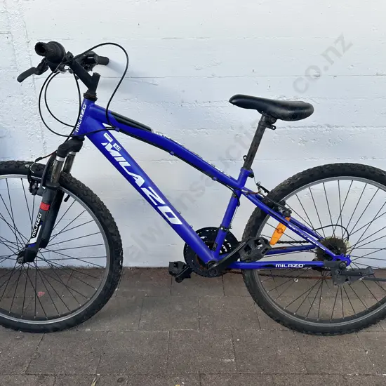 Milazo Mountain Bike, Purple, Black  & White