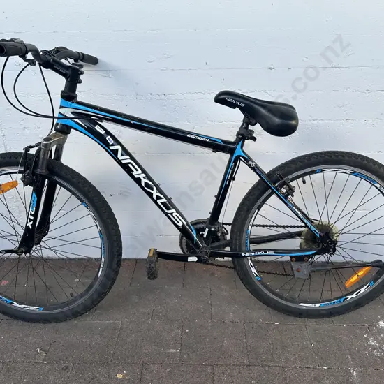 Nakxus 26MO24 Mountain Bike, Black, Blue & White Colours