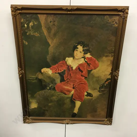 Gilt Framed Print Master Lambton By Thomas Lawrence