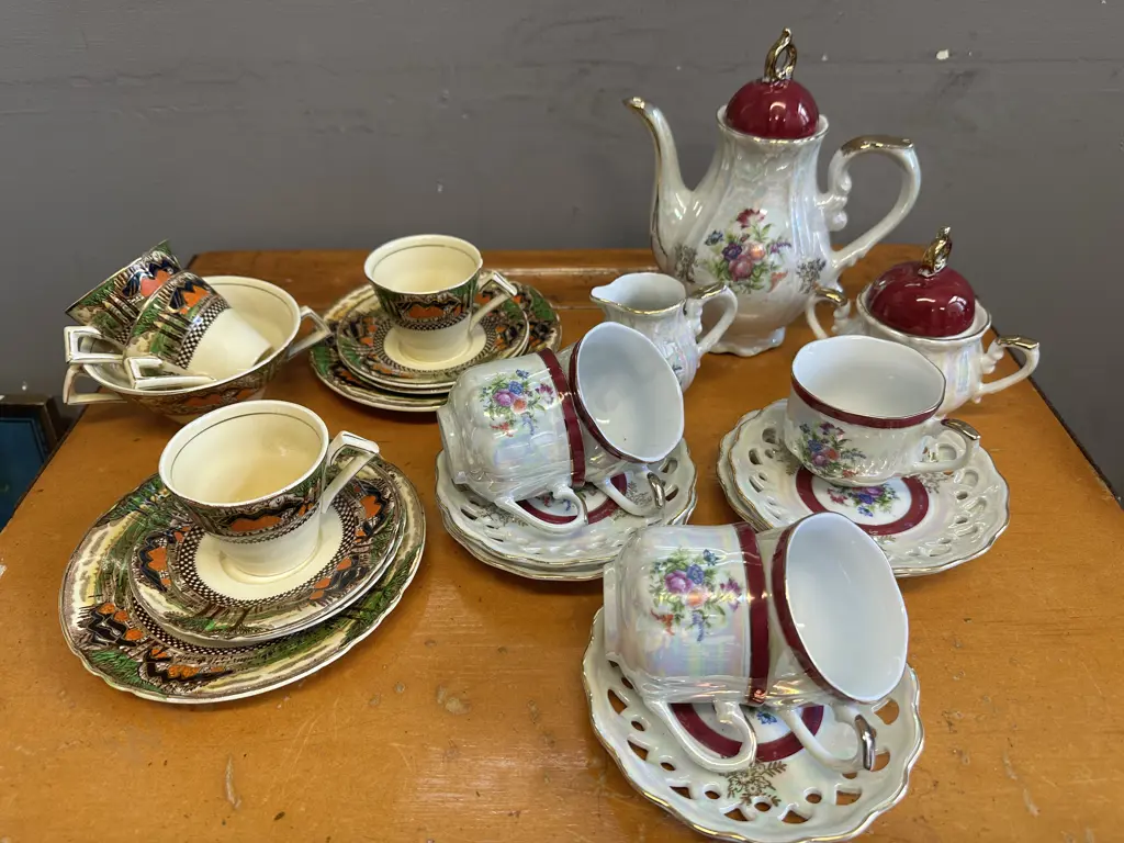 Myott's England Countryside Demi Duos x 4, Soup Bowl & Plates Image 1++