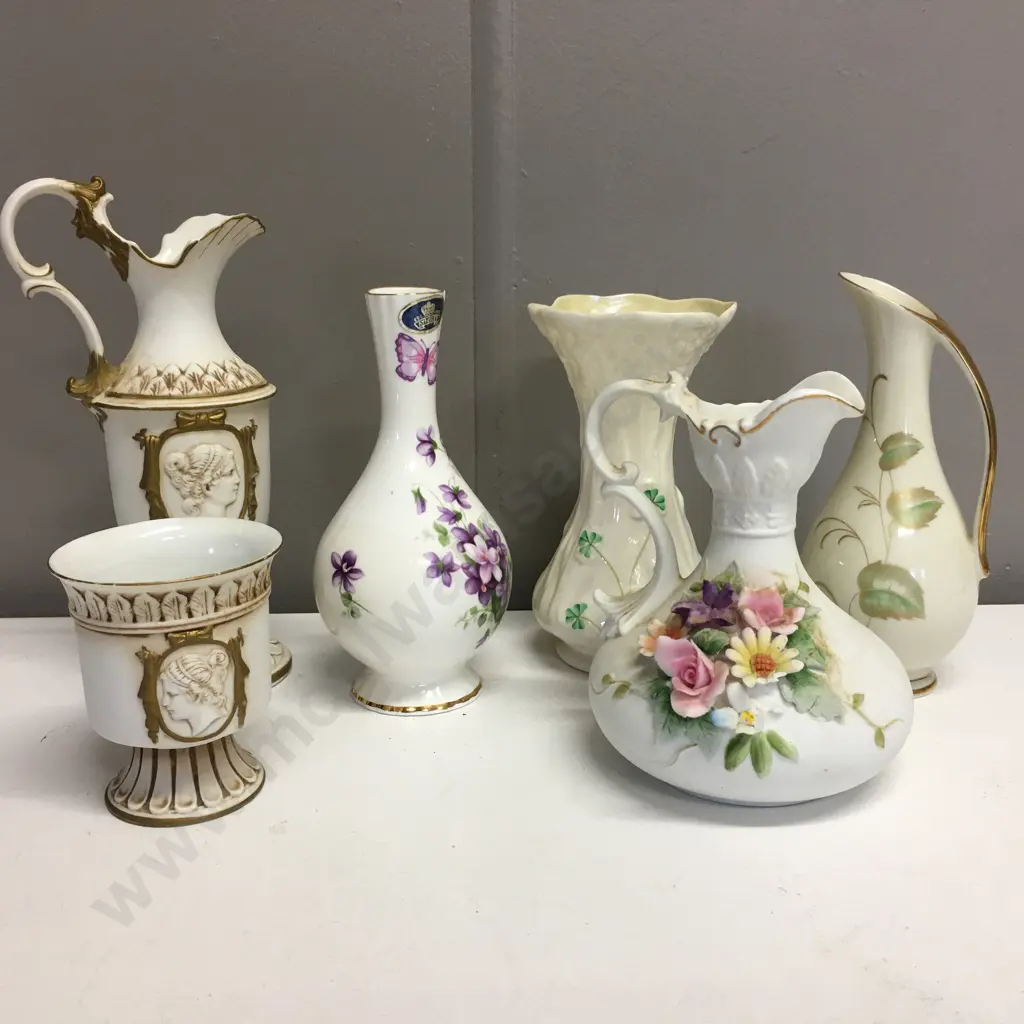 Selection of Vintage Vases, Aynsley, Gainsborough Etc Image 1++
