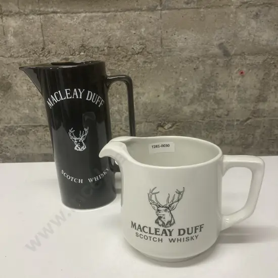 MacLeay Duff Jugs Including Burleigh Ware