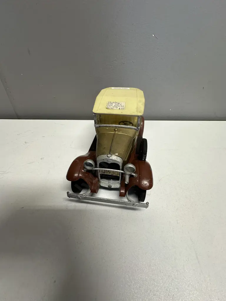 Vintage Hubley 854-5K Diecast 1930's Chevrolet Roadster, Roughly 1:24, 1960s Hubley Toys USA Image 1++