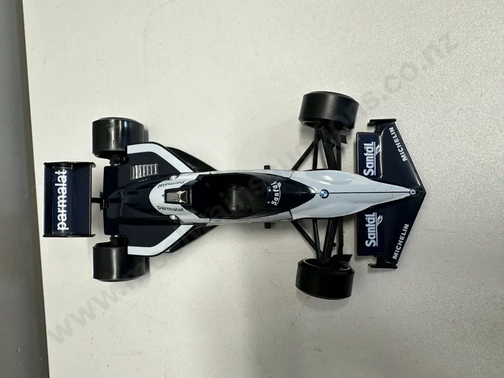 Burago Diecast 1:24 Brabham BT52 Blue & White Model Formula 1 Racing Car Image 1++