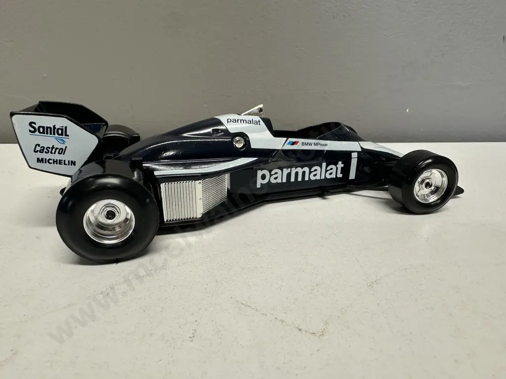 Burago Diecast 1:24 Brabham BT52 Blue & White Model Formula 1 Racing Car Image 1++