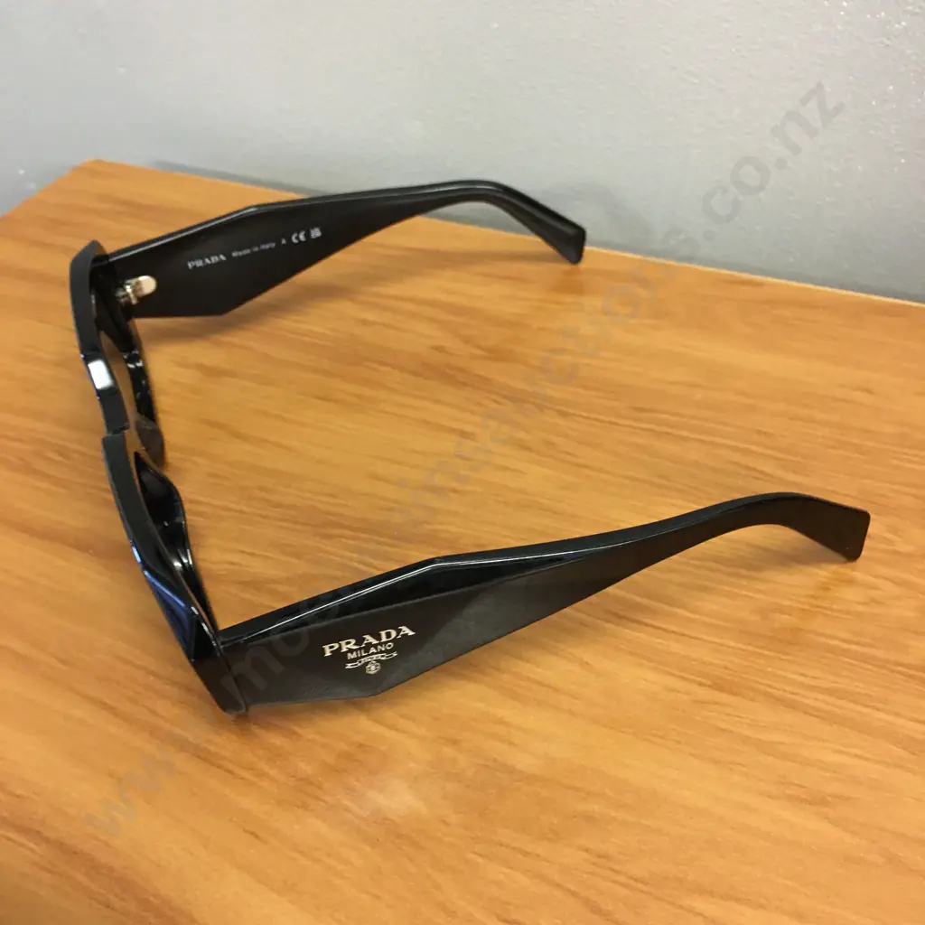 Prada Milano Black Sunglasses, SPR 17W 49 20 1AB-550 145 3N Image 1++