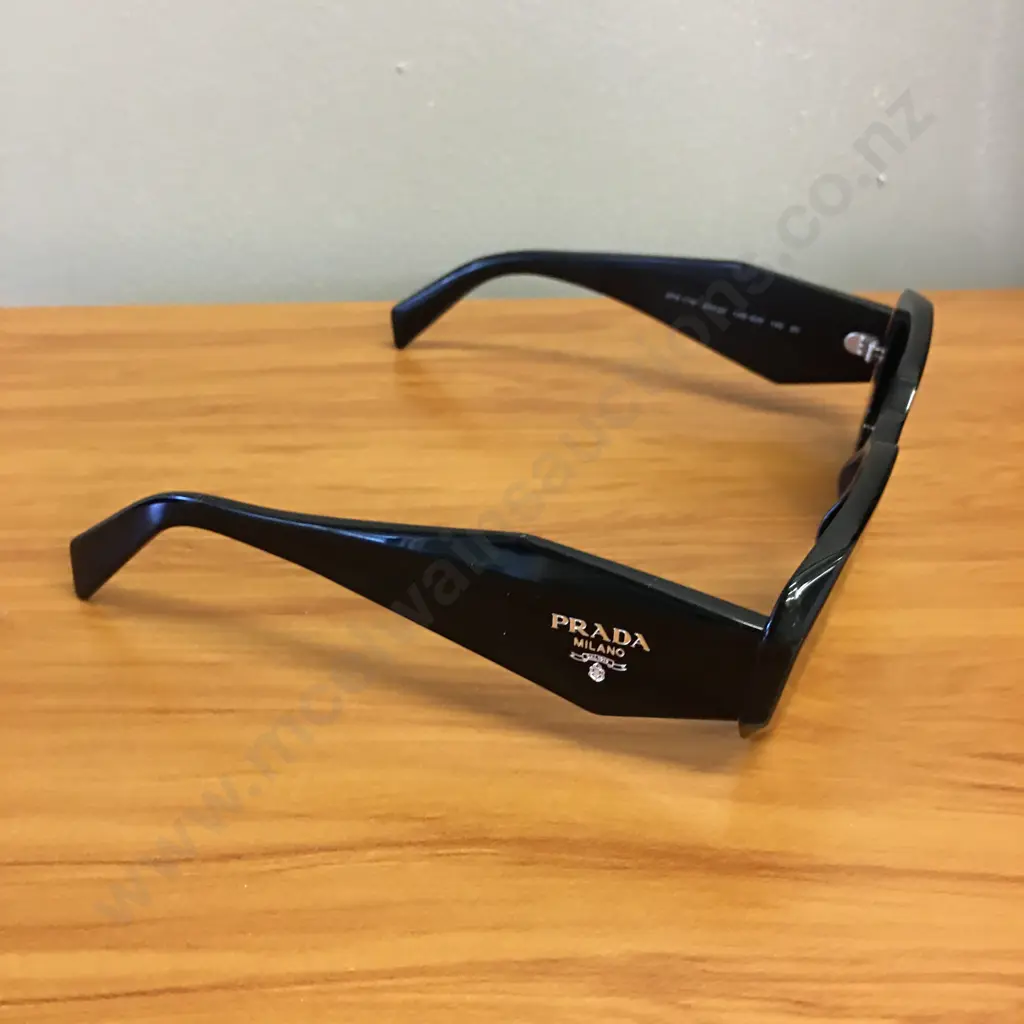 Prada Milano Black Sunglasses, SPR 17W 49 20 1AB-550 145 3N Image 1++