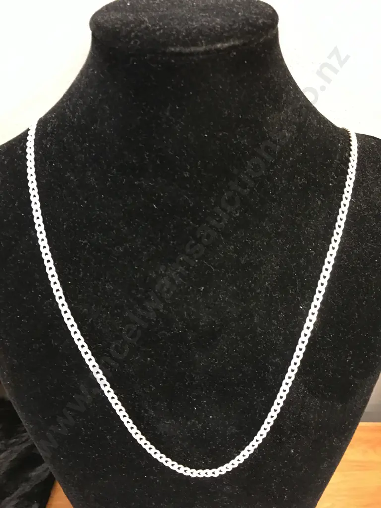 Silver Chain With 925 Stamped On Clasp (Clasp Broken) Image 1++