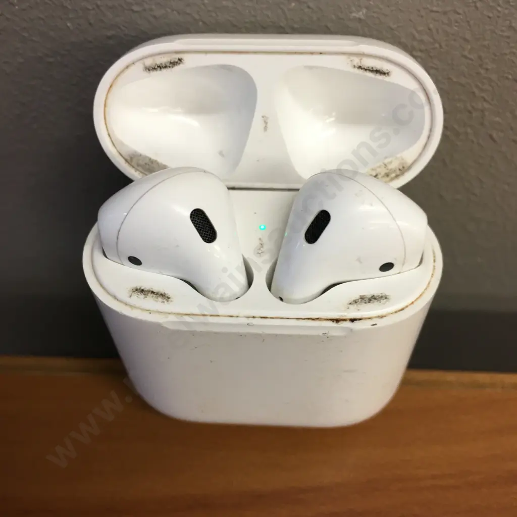 Apple Airpods A1602 With Pink Case Image 1++