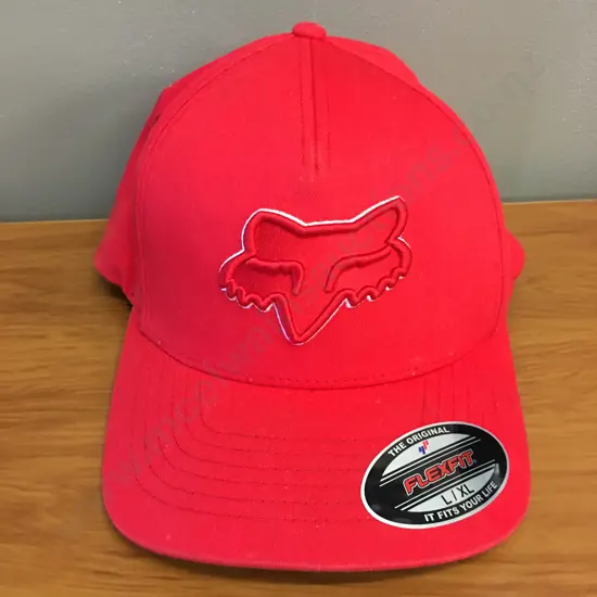 Fox Racing Flexfit Cap, Red L/XL