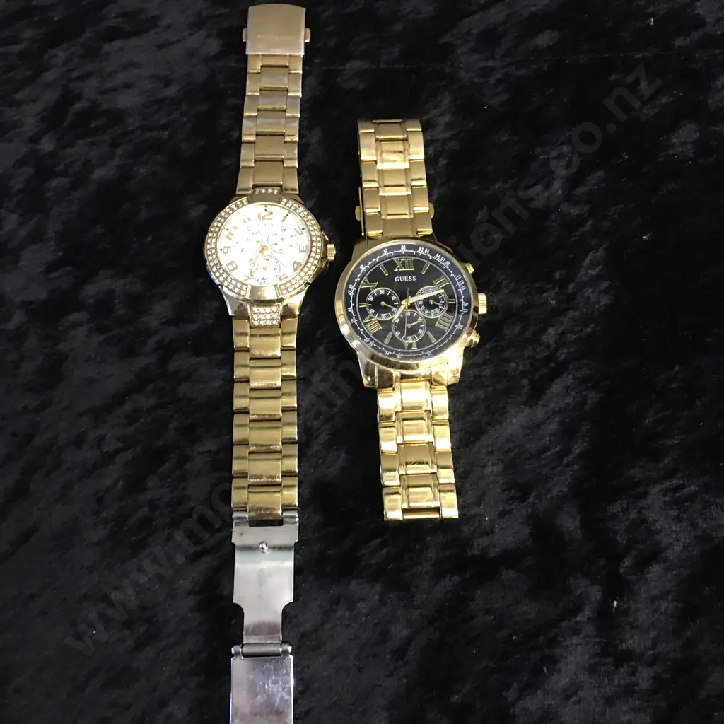 Guess Ladies Watch & Mens Guess Watch With Back Missing Image 1++
