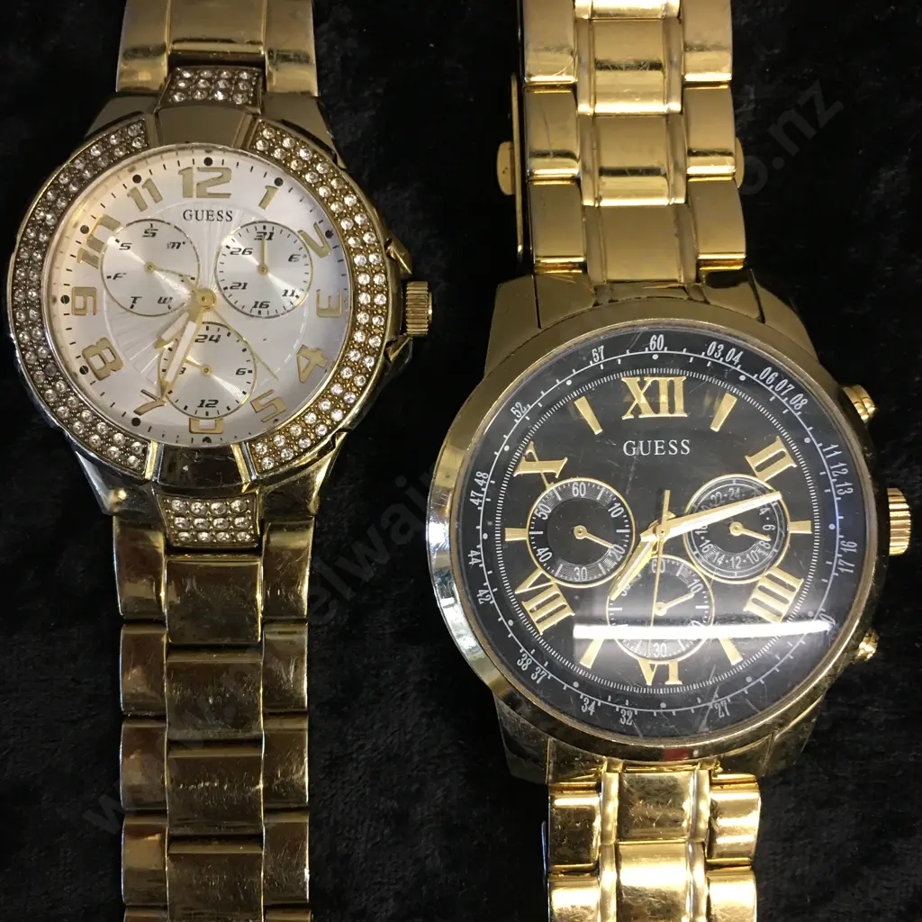 Guess Ladies Watch & Mens Guess Watch With Back Missing Image 1++