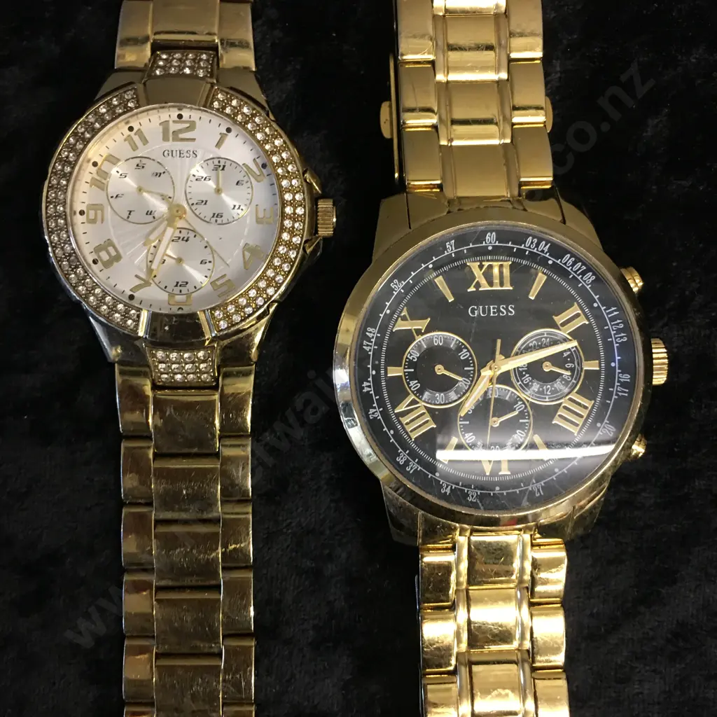 Guess Ladies Watch & Mens Guess Watch With Back Missing Image 1++