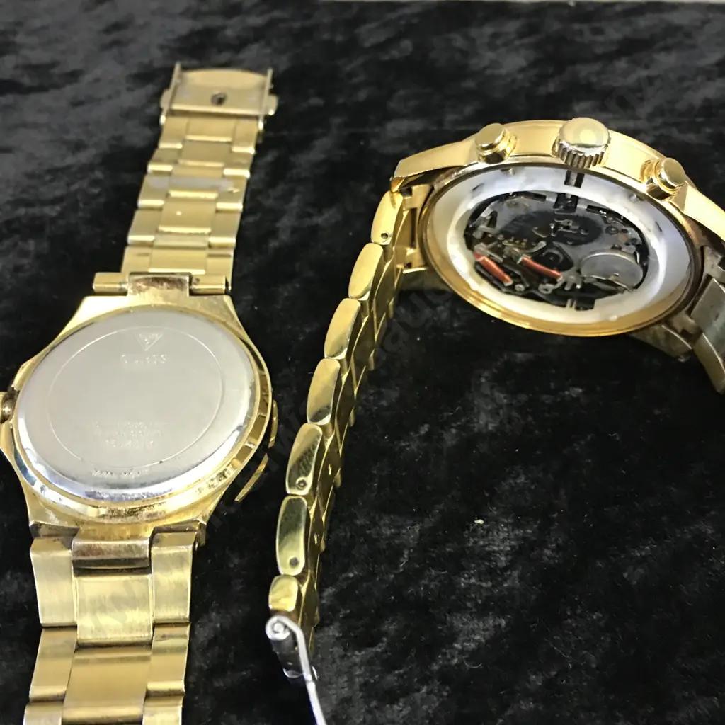 Guess Ladies Watch & Mens Guess Watch With Back Missing Image 1++