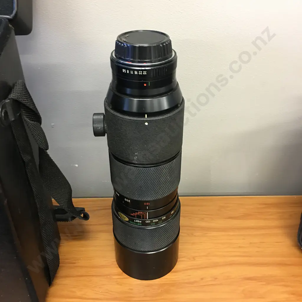 Koboron 1:5.6-8 f=120-600mm Telephoto Zoom Lens, No 880278 (Japan) With Lens Quiver & Point Soft Case Image 1++