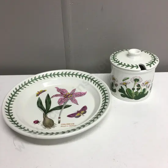 The Botanic Garden - Port Meirion Side Plate & Sugar Bowl