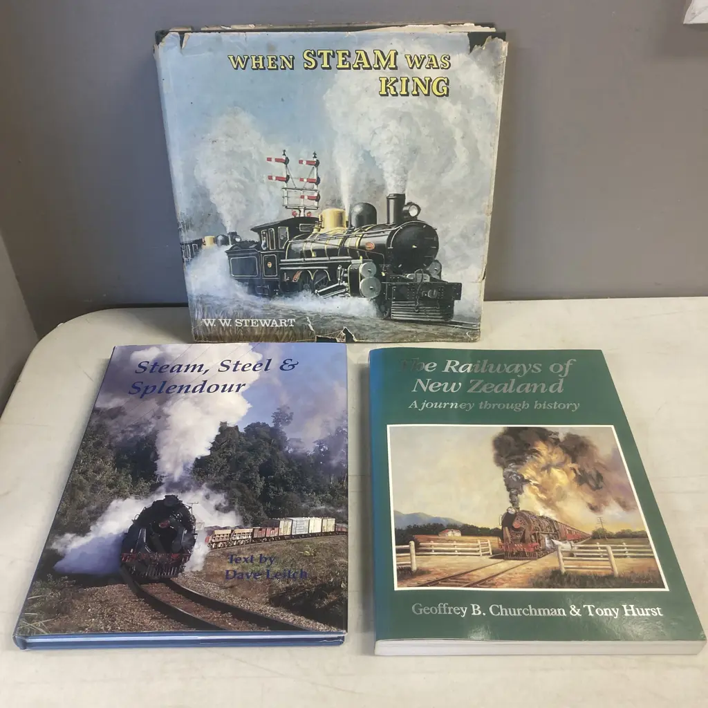 When Steam Was King W.W. Stewart, Steam, Steel & Splendour, The Railways of New Zealand Image 1++