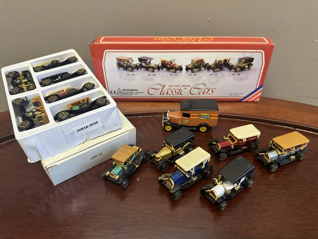 Lledo Promotional Model, Mitre 10 (No Koala Logo) & Vintage Car Miniatures Set of 6 & Diecast Classic Cars Image 1++