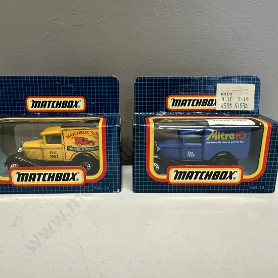Matchbox MB-38 Ford Model A Van "Mitre 10" & "Matchbox Series"