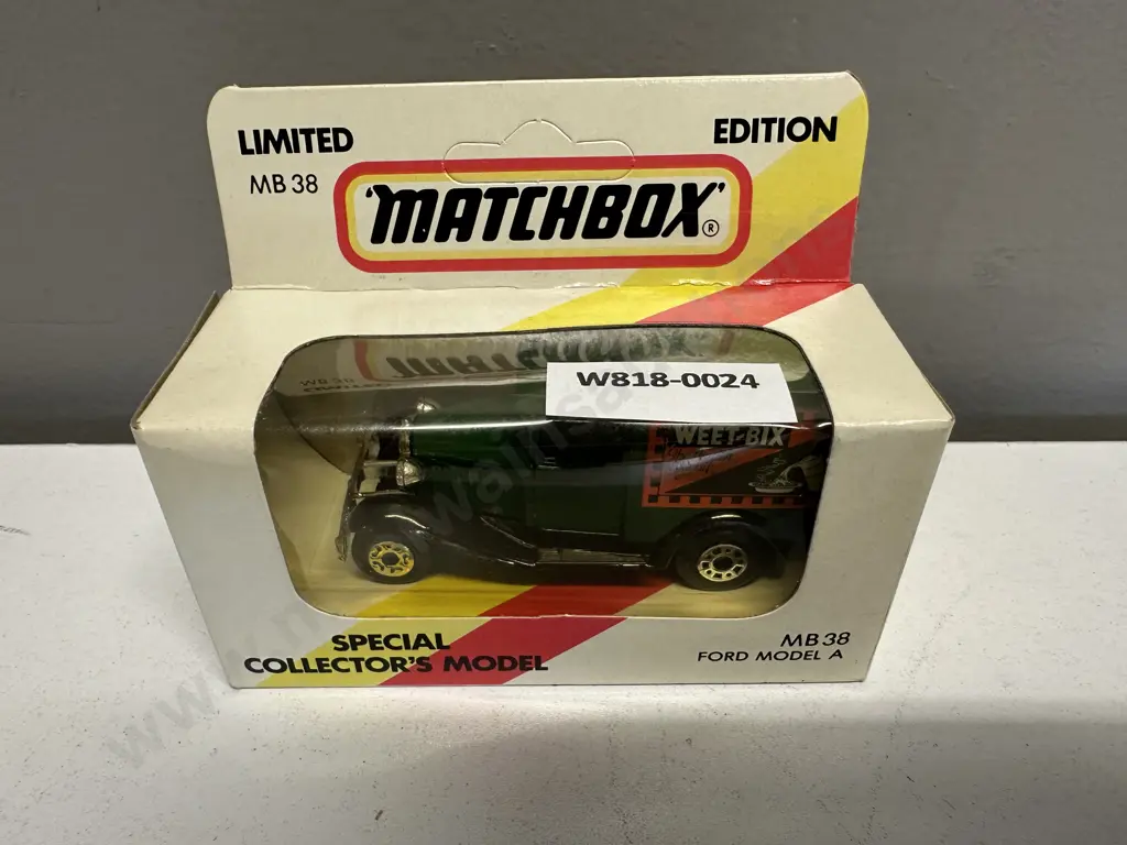 Matchbox MB-38 Model A Ford, "Weet-Bix" Special Collectors Model (New In Box) Image 1++
