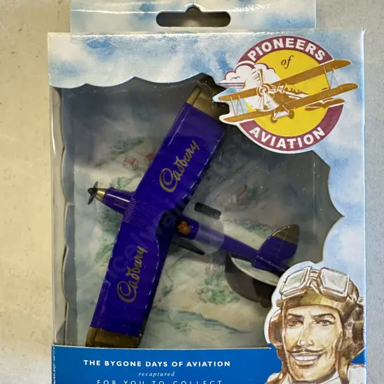 Rare Lledo Collectables 'Days Gone' Aviation Series LP06112 "Tiger Moth - The Cadbury Chocolate Plane" 2001