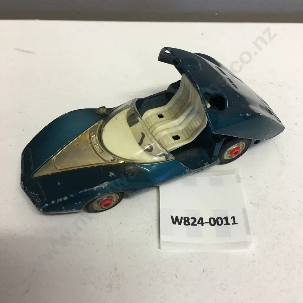 Rare Vintage Corgi 347 Chevrolet Astro1 Experimental Car Blue With Red Center Wheel,1970's, (No Occupants) Image 1++