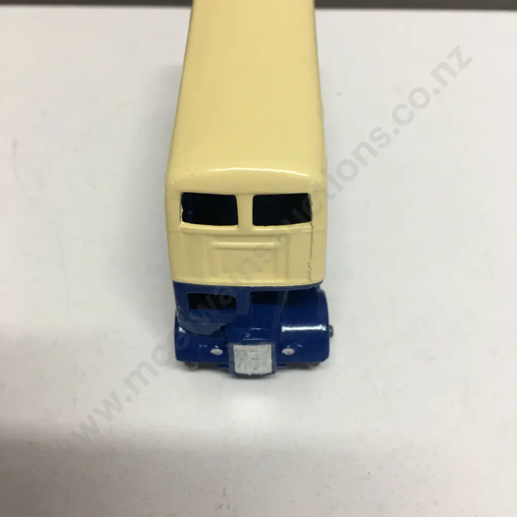 Dinky Toys - Meccano Ltd #290 Early Double Decker Bus In Blue & Cream, Mint Vintage Diecast Image 1++