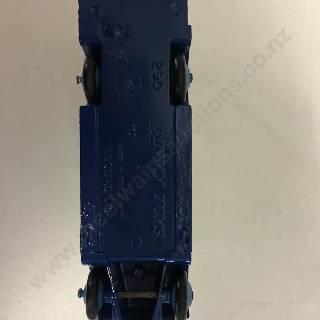 Dinky Toys - Meccano Ltd #290 Early Double Decker Bus In Blue & Cream, Mint Vintage Diecast Image 1++