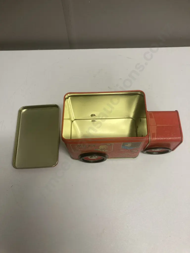 Rare Limited Edition Mars Chocolate Vintage Red Truck Confectionary Tin, Late 1990s, H10.5 W18 D8cm Image 1++