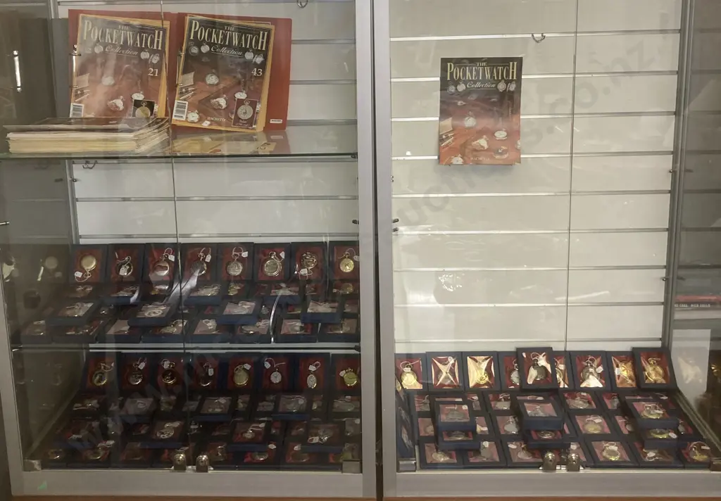 'Hatchette' The Pocket Watch Collection - Complete Set of 120 Watches In Individual Boxes With Magazines Image 1++