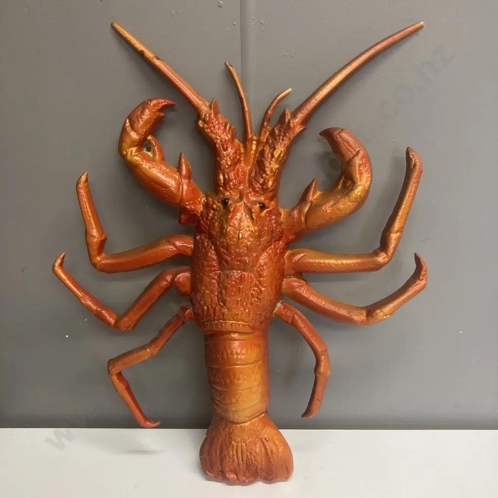 Lobster Wall Plaque 62 x 51cm (As Found Condition) Image 1++