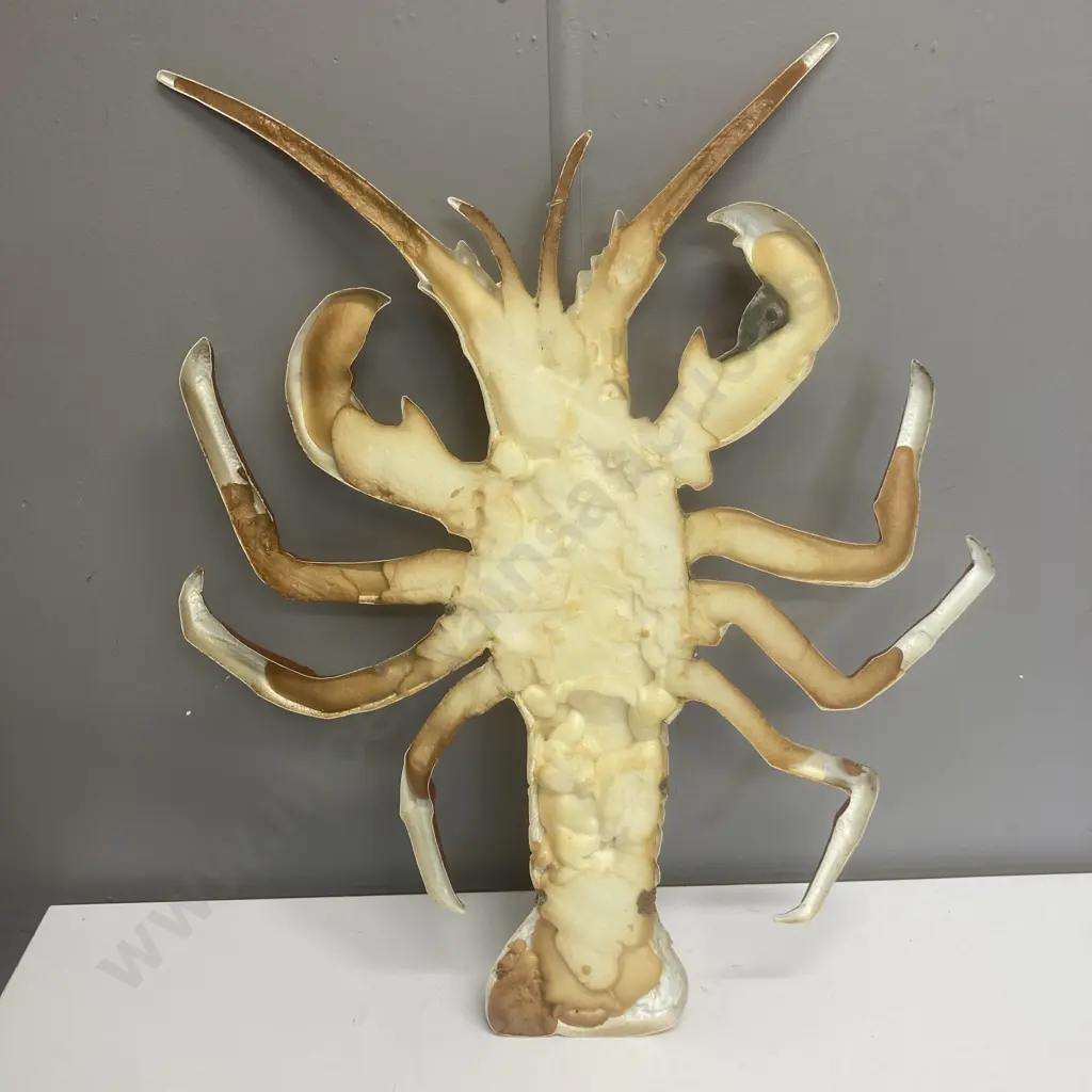 Lobster Wall Plaque 62 x 51cm (As Found Condition) Image 1++
