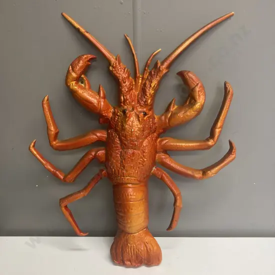 Lobster Wall Plaque 62 x 51cm (As Found Condition)