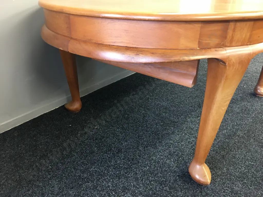Art Deco Teak Dining Table With Extension, H77 W181 D123cm, Extn 58cm Image 1++