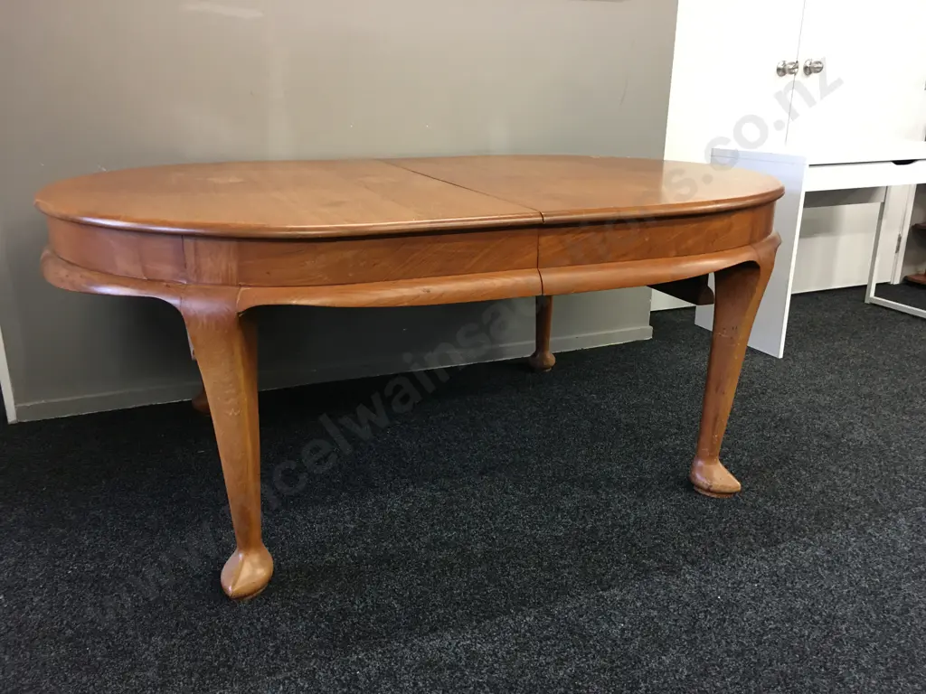 Art Deco Teak Dining Table With Extension, H77 W181 D123cm, Extn 58cm Image 1++