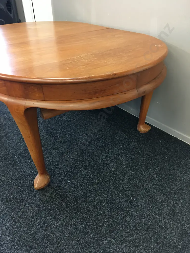 Art Deco Teak Dining Table With Extension, H77 W181 D123cm, Extn 58cm Image 1++