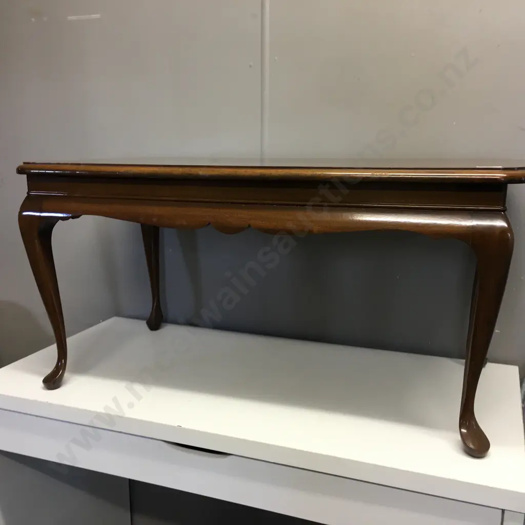 Rectangular Mahogany Coffee Table, H43 W90 D46cm Image 1++