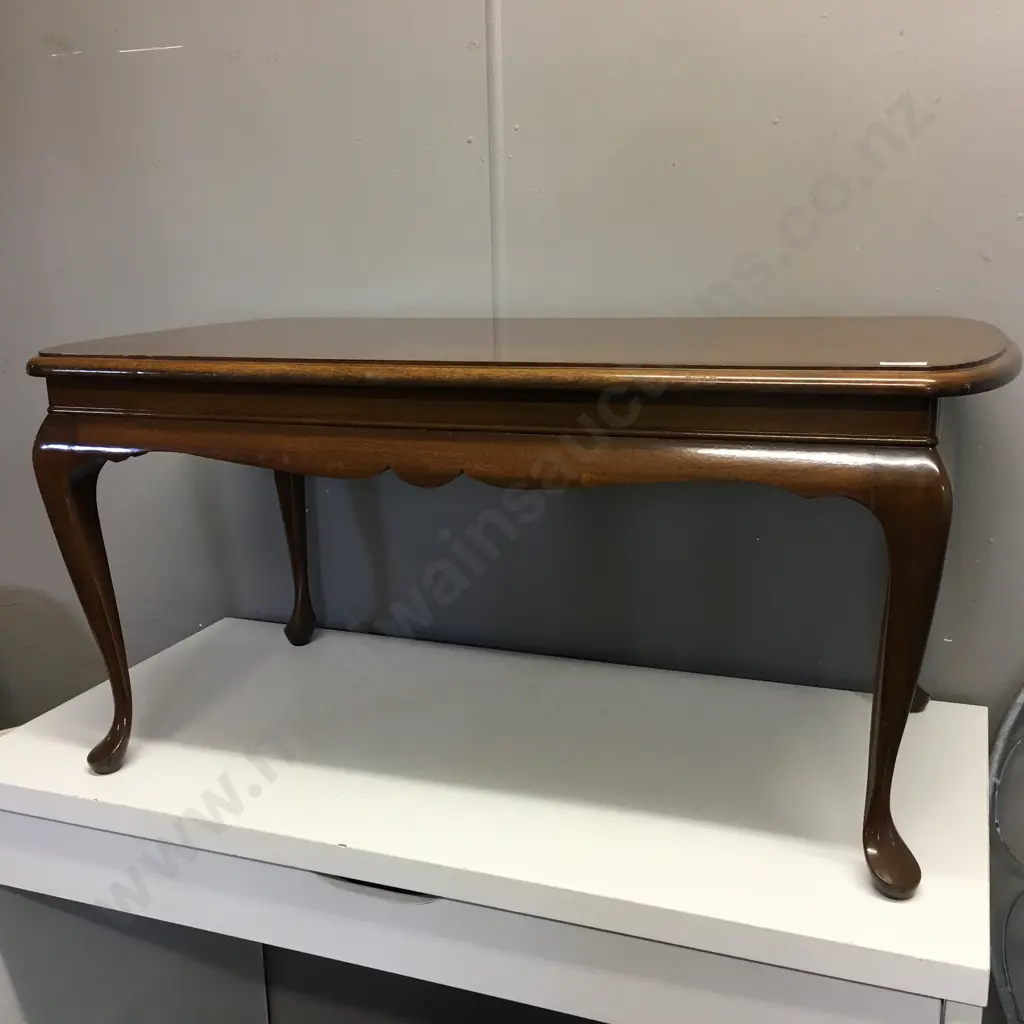 Rectangular Mahogany Coffee Table, H43 W90 D46cm Image 1++