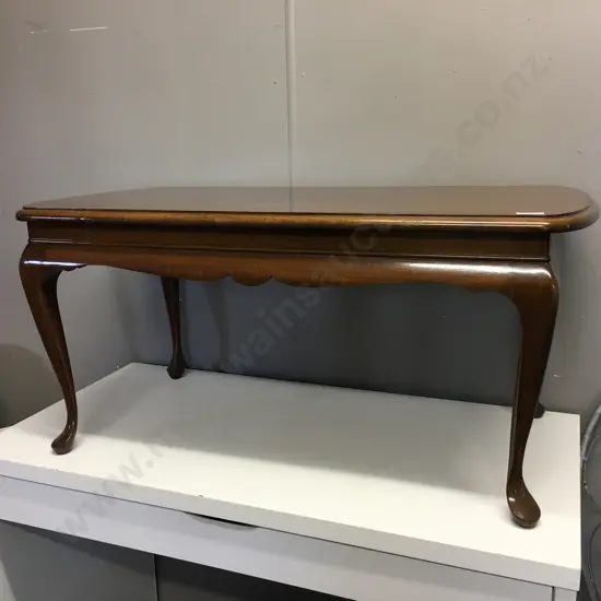 Rectangular Mahogany Coffee Table, H43 W90 D46cm