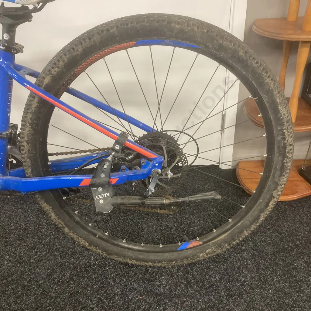 Cube Level Nine Fluro Orange & Blue Mountain Bike Image 1++