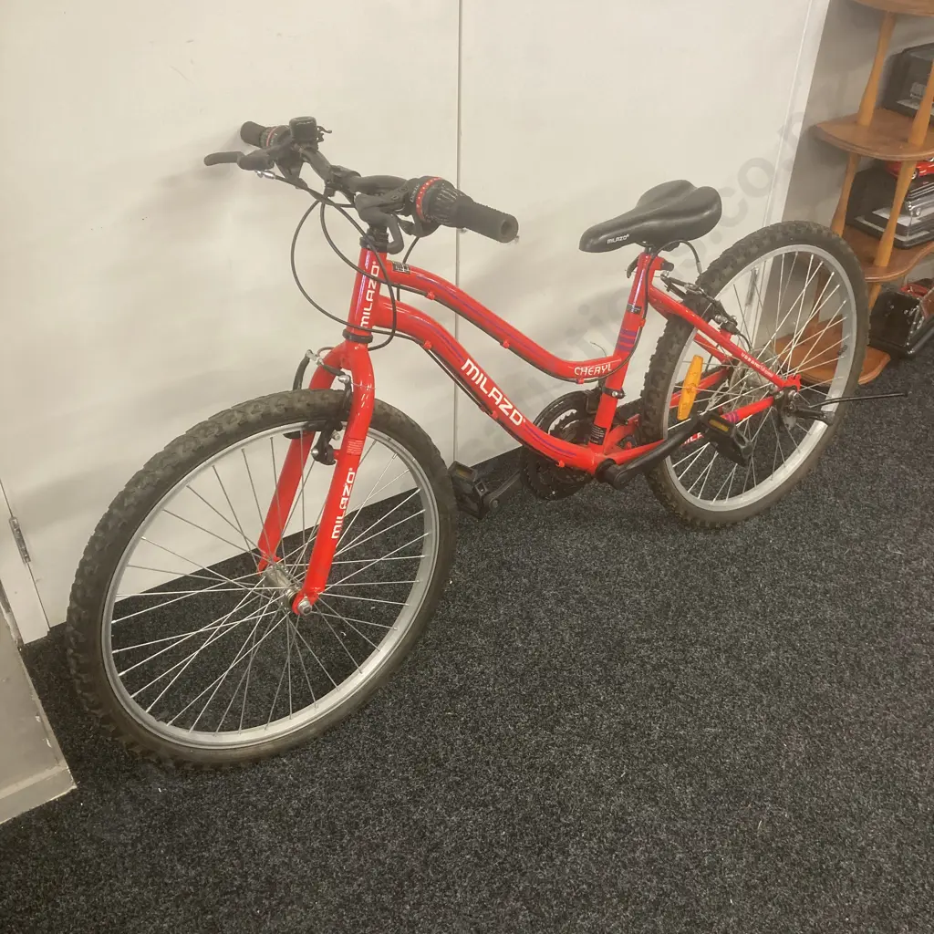 Milazo Cheryl Kids Bike, Red Image 1++